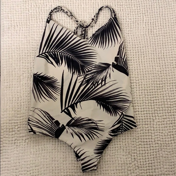 Mikoh Copacabana One Piece S in Palm Print - Picture 3 of 5